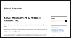Desktop Screenshot of millcreeksys.com
